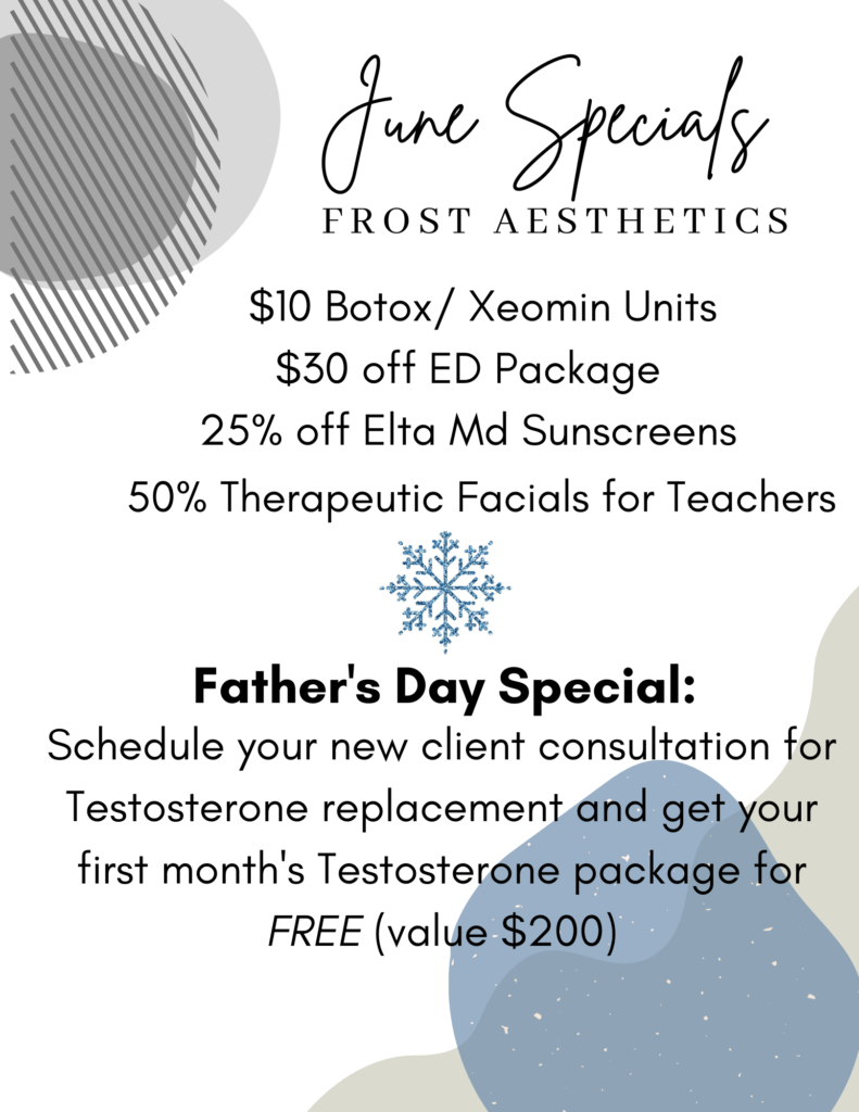 June Specials for Frost