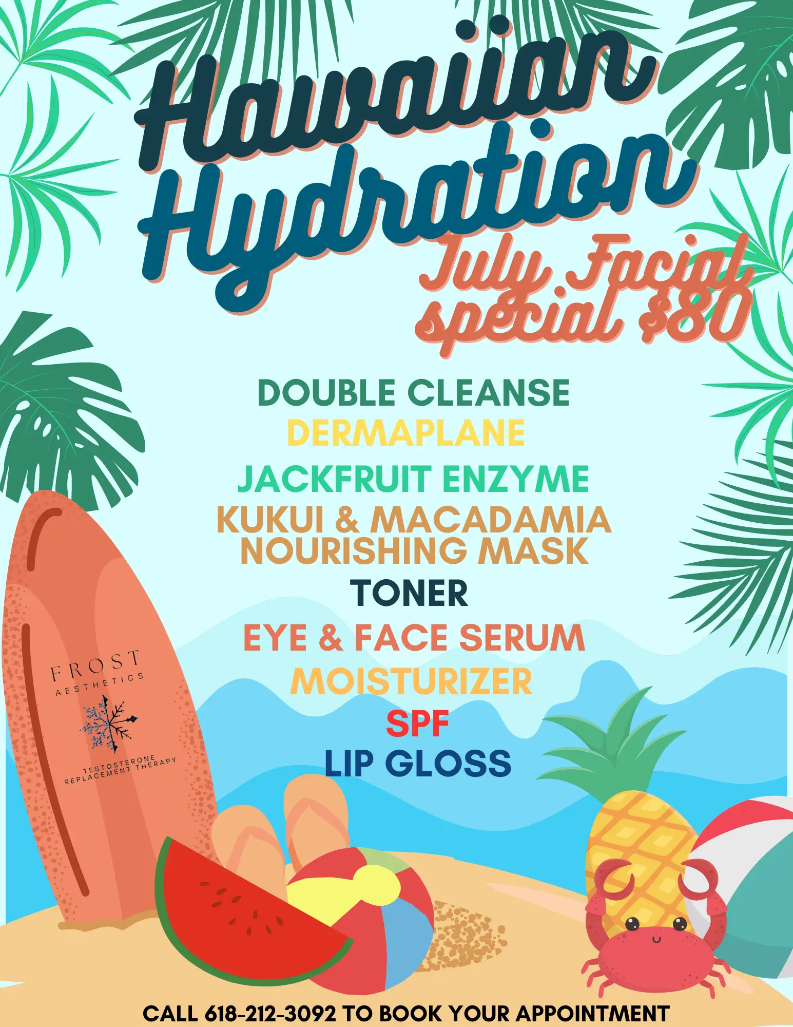 Green Tropical Summer Party Flyer